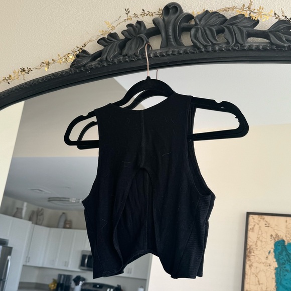 Joah Brown Tops - Joah Brown Black Crop Top